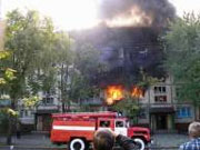 В суботу в Ужгороді пожежники врятували з вогню жінку