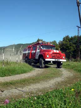 Кращого водія пожежно-рятувальної служби Закарпаття визначали на Хустщині