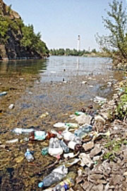 Держекоінспекція Закарпаття заперечила факт забруднення угорської частини Тиси побутовим сміттям з України