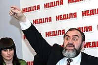 Димитрій Сидор під час прес-конференції