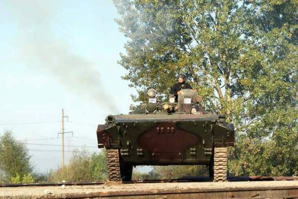 128 окрема механізована бригада 13 армійського корпусу Сухопутних військ Збройних Сил України прибула з Закарпаття на Львівщину