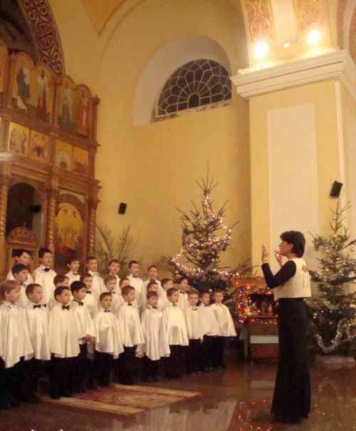 У Мукачівському греко-католицькому соборі хори  співали колядки