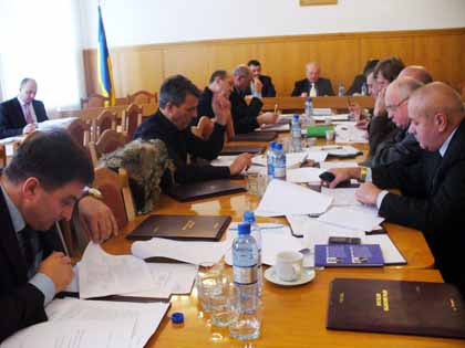 Состоялось заседание президиума Закарпатского облсовета