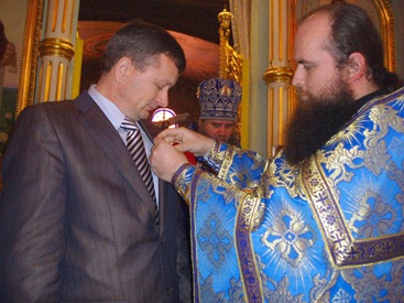 Начальника Мукачевского райотдела милиции наградили православным орденом (ФОТО)