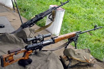 На Закарпатье офицеры ВСУ будут упражняться на полигоне в стрельбе из автоматов и пистолетов