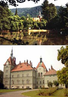 Санаторій "Карпати" — колишній замок графа Шенборна.