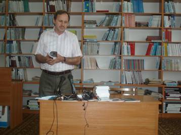 Мирослав Дочинець, письменник і директор видавництва "Карпатська вежа"