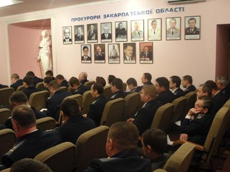 На колегії в прокуратурі Закарпатської області говорили про якість слідства (ФОТО)