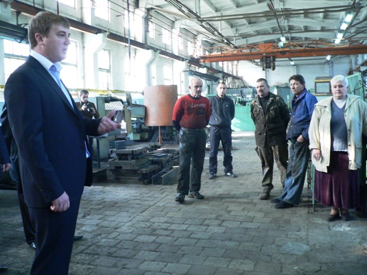 Одне з колись найбільших підприємств Ужгорода відвідав перший заступник Королевської (ФОТО)