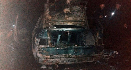 У Києві розстріляли активіста - "Дорожнього контролю", авто спалили (ФОТО, ВІДЕО)