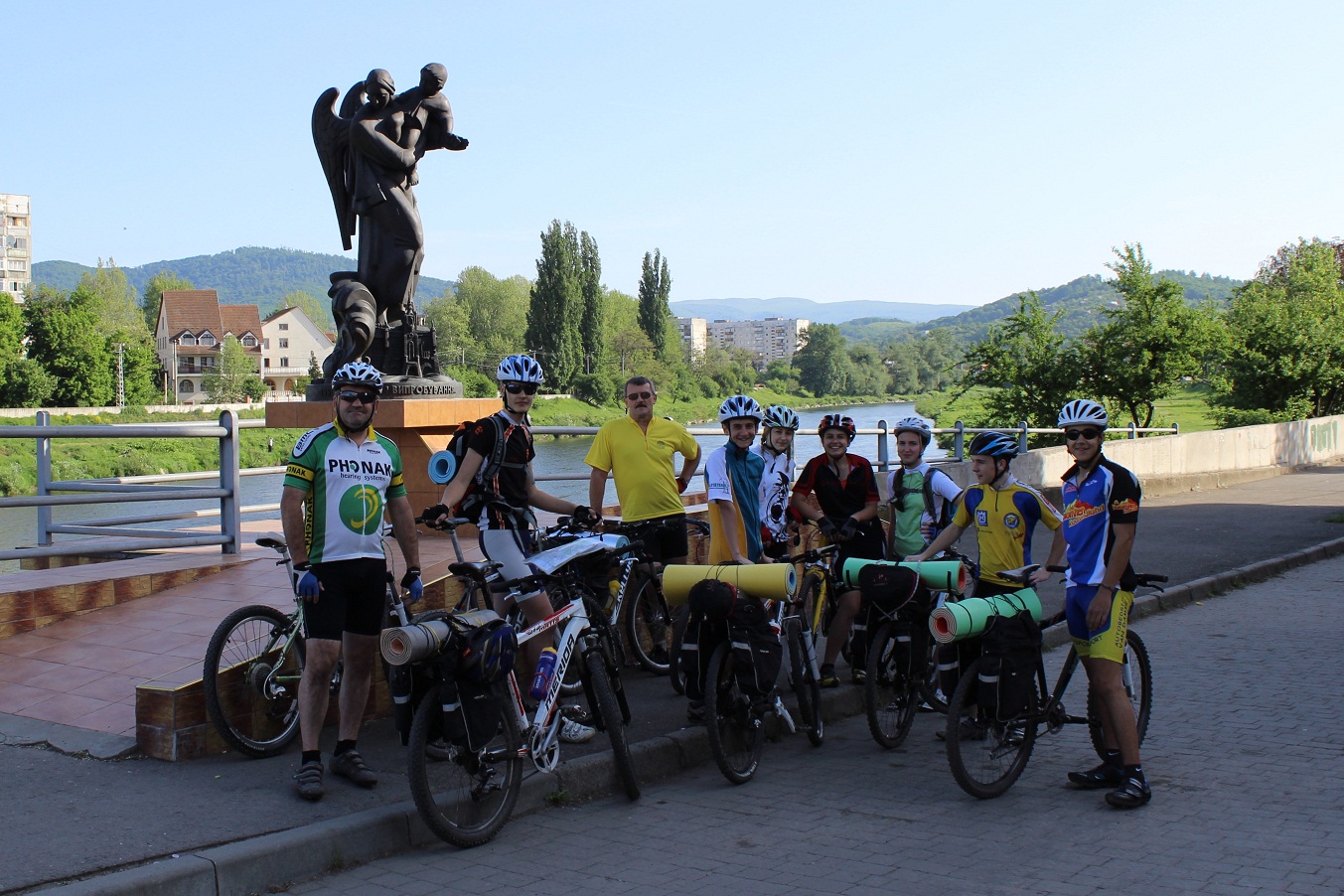 Мукачівські орієнтувальники вирушили у велопохід Закарпаттям і Словаччиною