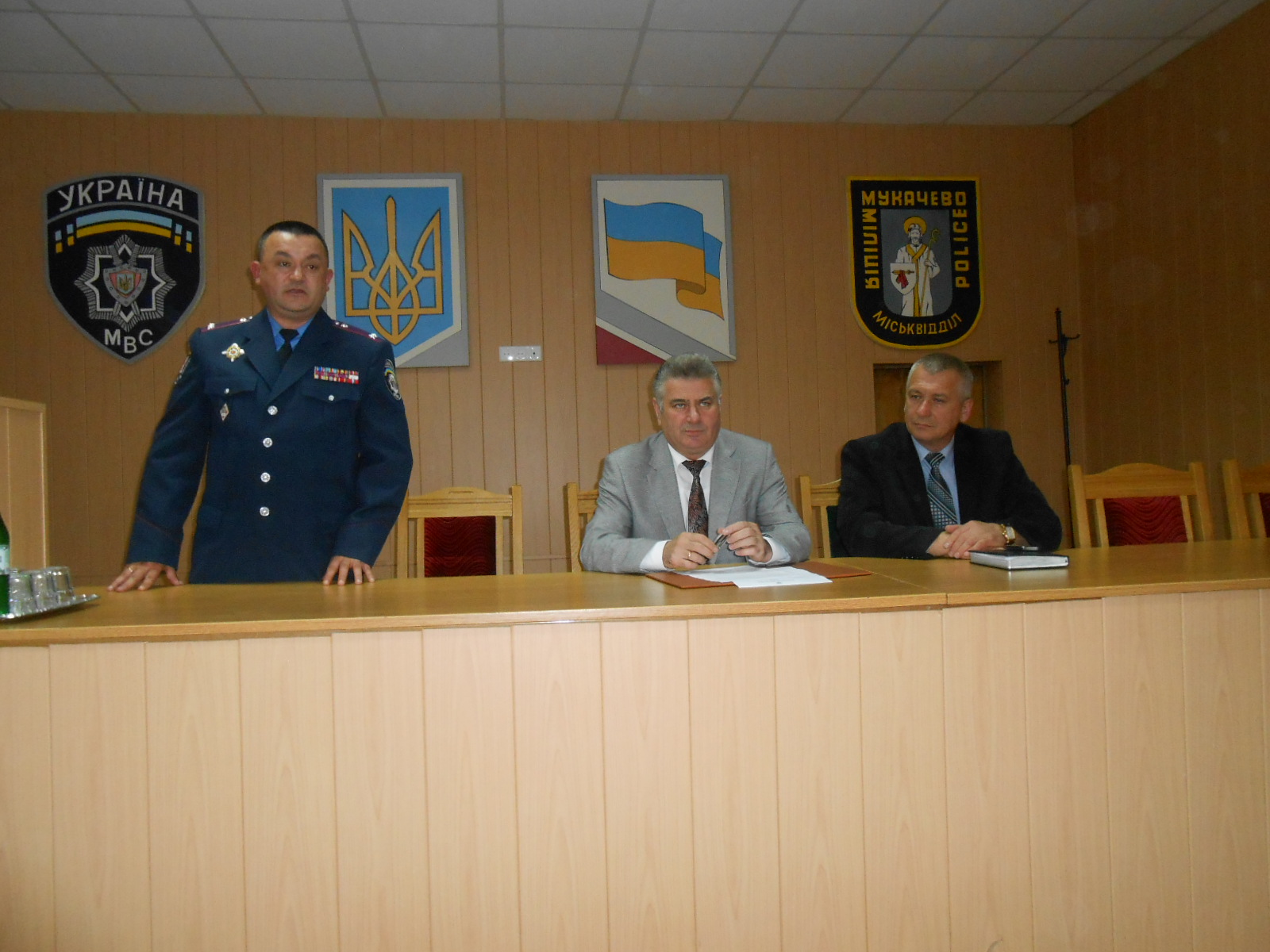 Мукачівському міськвідділу представили нового начальника кримінальної міліції (ФОТО)