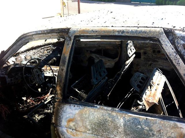 Міліція Мукачева вже відзвітувала, що причиною сьогоднішнього загоряння авто  є  несправність паливної системи