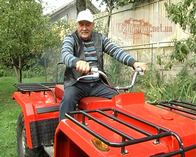 75-річний ужгородець самотужки сконструював квадроцикл (ФОТО)