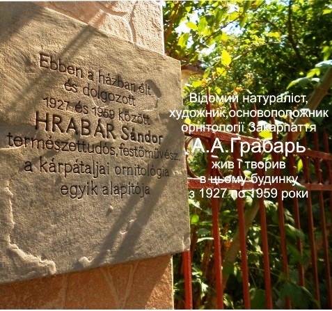 В Ужгороді відкриють меморіальну дошку на будинку Грабарів (ФОТО)
