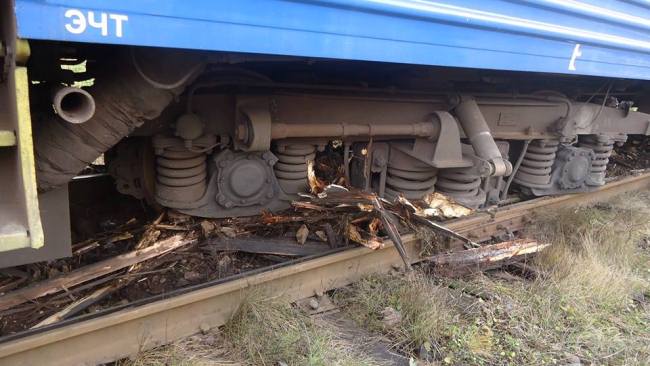 На момент сходження з рейок вагонів поїзду "Київ-Рахів" у потязі перебувало 17 пасажирів