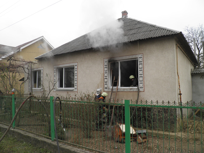 В Ужгороді сусіди винесли із палаючого будинку пенсіонера-інваліда (ФОТО, ВІДЕО)