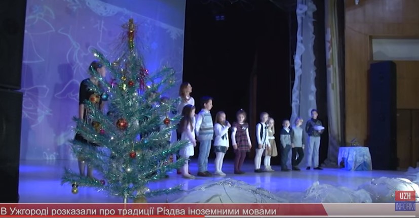 В Ужгороді розказали про традиції Різдва іноземними мовами (ВІДЕО)