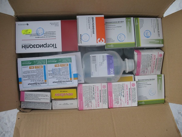У Тячеві медики та аптекарі зібрали медикаменти для лікарні в Красноармійську на Донеччині (ФОТО)