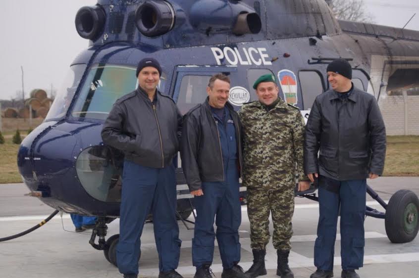 Відбулося перше сумісне "повітряне" патрулювання кордону закарпатскими та угорськимим прикордонниками (ФОТО)