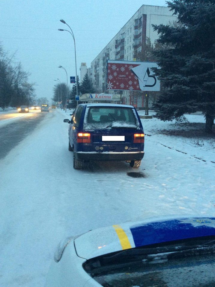 В Ужгороді поліцейські, завдяки повідомленню від містян, затримали п'яного водія