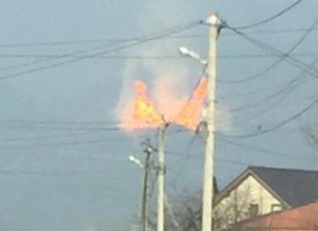 Біля Хуста стався потужний вибух на газопроводі (ФОТО, ВІДЕО)
