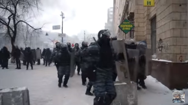 Закарпатський "Беркут" брав участь у кривавому побитті майданівців 22 січня 2014 року (ВІДЕО)