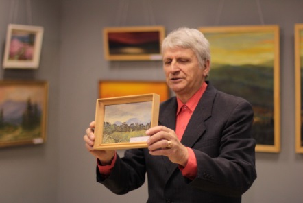 У Виноградові відкрилася ретроспективна виставка картин Петра Коцана (ФОТО)