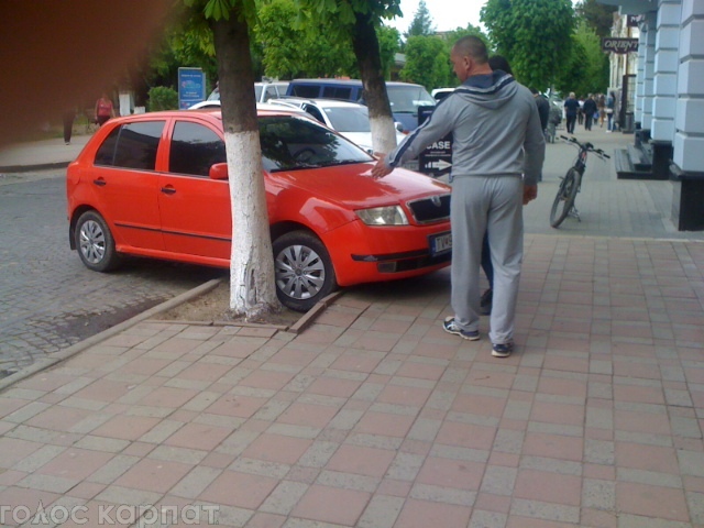 У Виноградові дівчина, паркуючись на авто, збила власну маму (ФОТО)