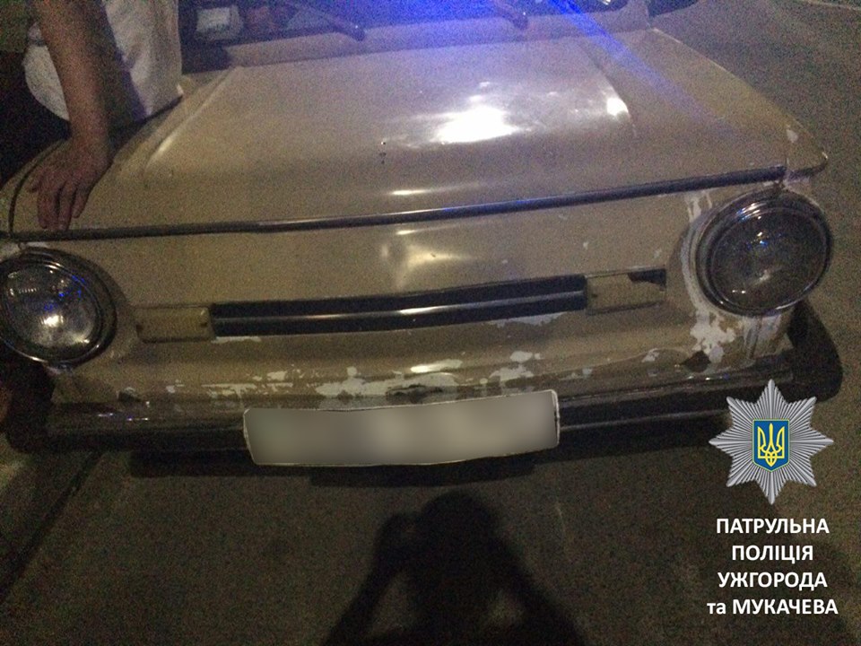 В Ужгороді затримали авто, яким кермував 16-річний підліток напідпитку (ФОТО)