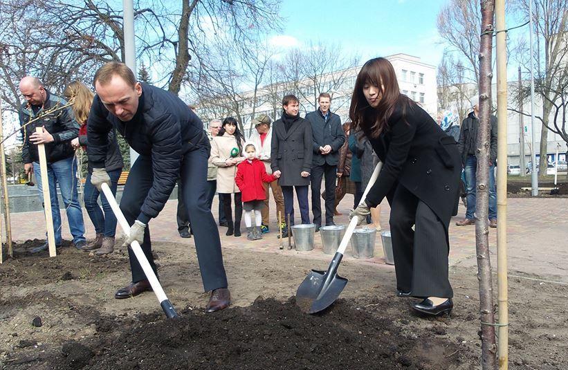 Японці висадять 2500 сакур в Україні, зокрема в Ужгороді і Мукачеві (ФОТО)