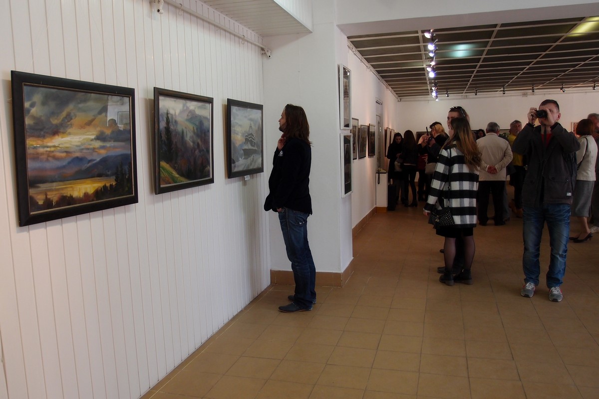 В Ужгороді відкрили українсько-словацьку виставку акварельного живопису (ФОТО)
