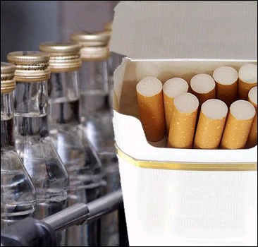 У рамках операції "Акциз" на Закарпатті вилучено сигарет і алкоголю на понад 3 млн грн