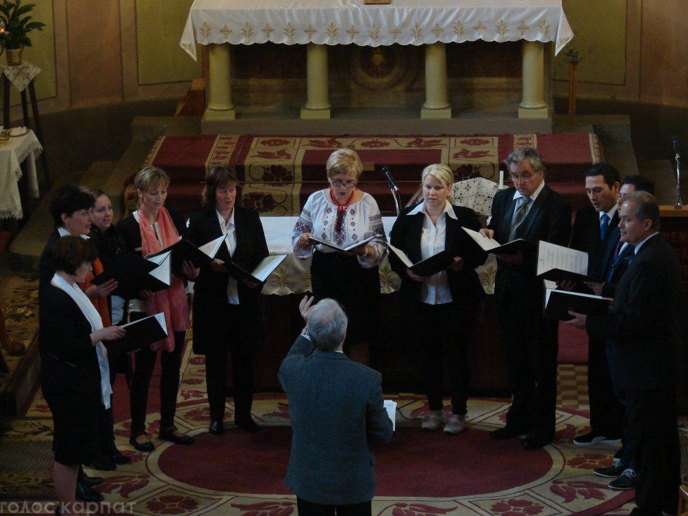У Хусті виступив хор духовної пісні "Анонім" з Чехії (ФОТО, ВІДЕО)