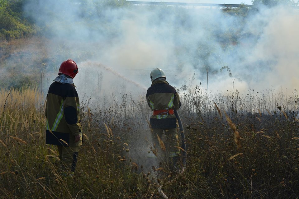 За вихідні на Закарпатті зафіксовано 29 випадків загорань сухої рослинності та сміття (ФОТО)