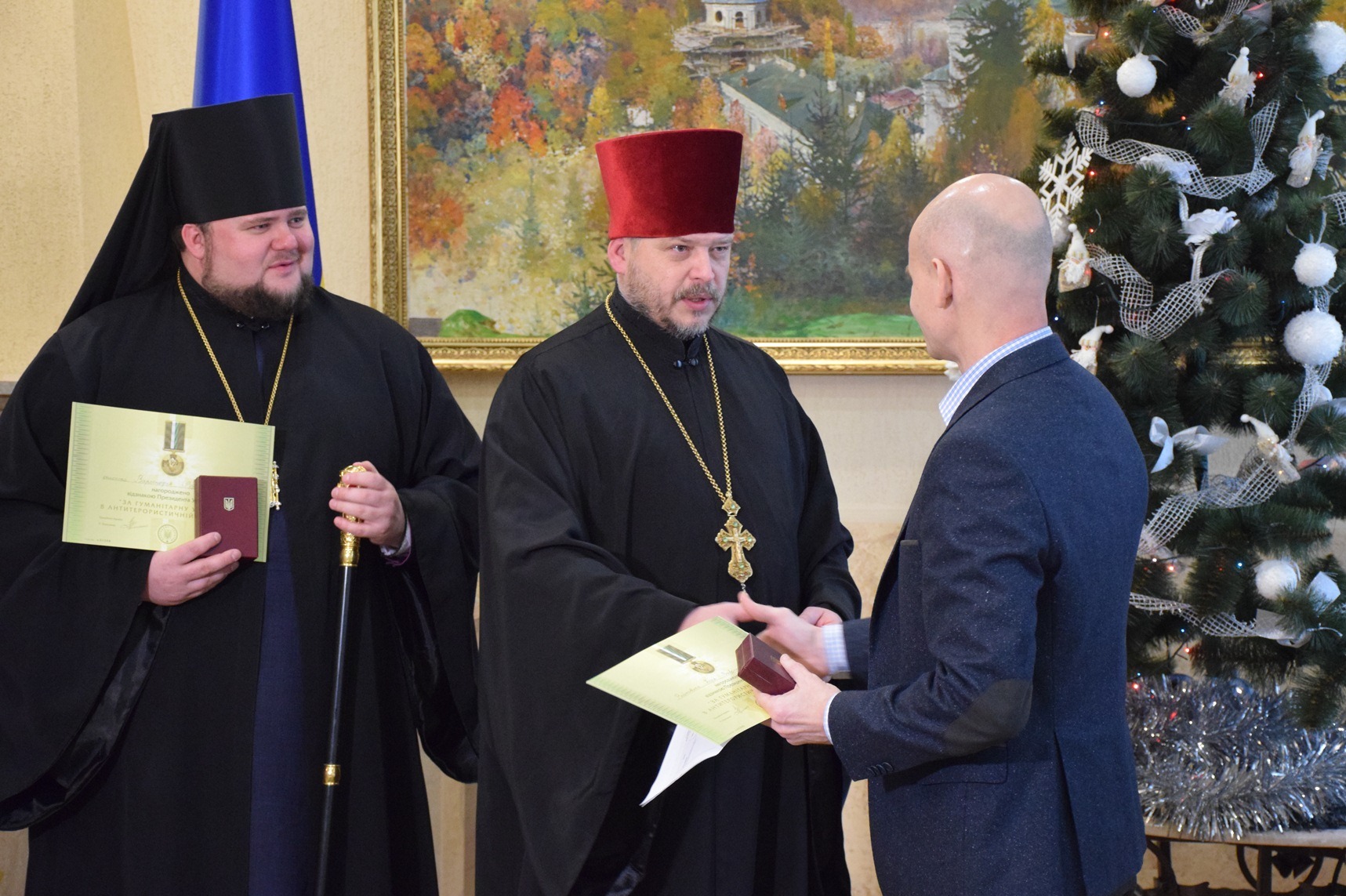 Чотирьох закарпатських капеланів нагороджено відзнаками Президента України (ФОТО)