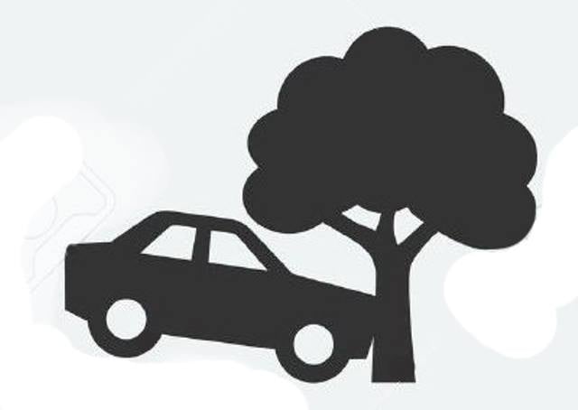 У Великому Березному Opel зіткнувся з деревом: двоє людей шпиталізовано до лікарні з політравмами