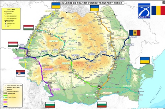 Румунія сформувала транспортні коридори для вантажних транспортних засобів, які транзитом проходять через територію країни