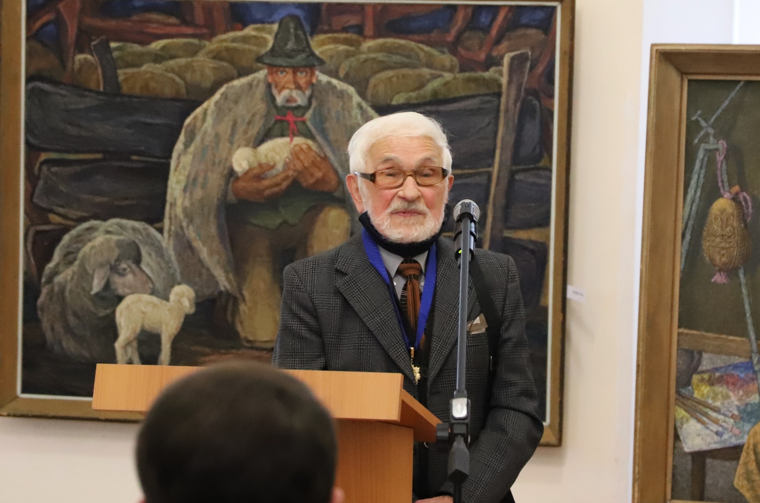 Художник Володимир Микита відзначив 90-річний ювілей виставкою в Ужгороді (ФОТО)