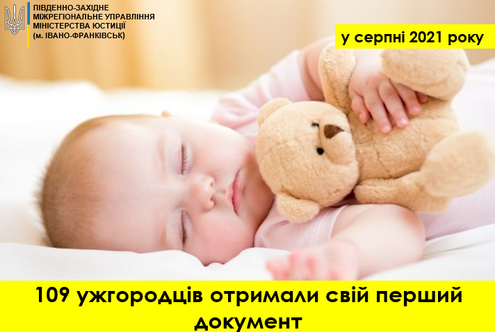 Найбільш популярними іменами для новонароджених в Ужгороді у серпні були Артем, Арсеній, Марк, Анастасія, Софія та Анна