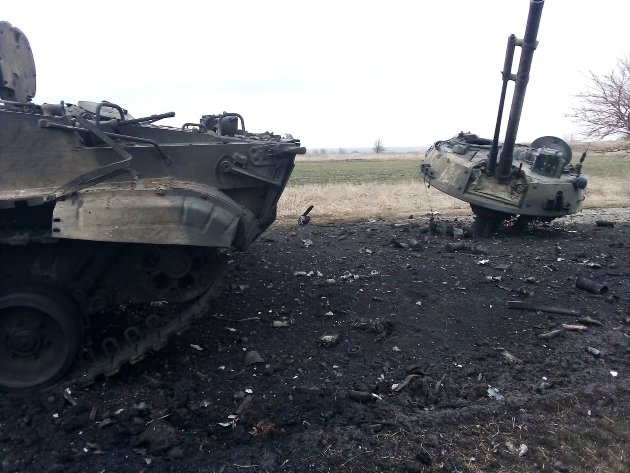 Штурмовики 128-ї закарпатської бригади знищили російський БМП-3, один із членів екіпажу взятий у полон (ФОТО)