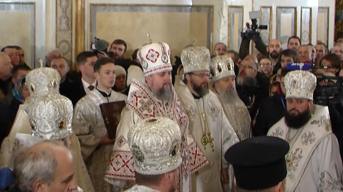 У Києво-Печерській Лаврі відбулася перша різдвяна служба Православної церкви України (ВІДЕО)