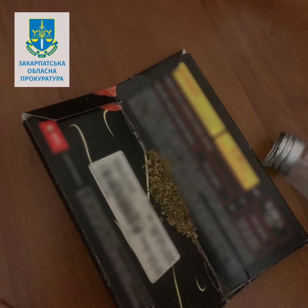 Чоловіка, що продавав в Ужгороді марихуану, взяли під варту із заставою (ФОТО)