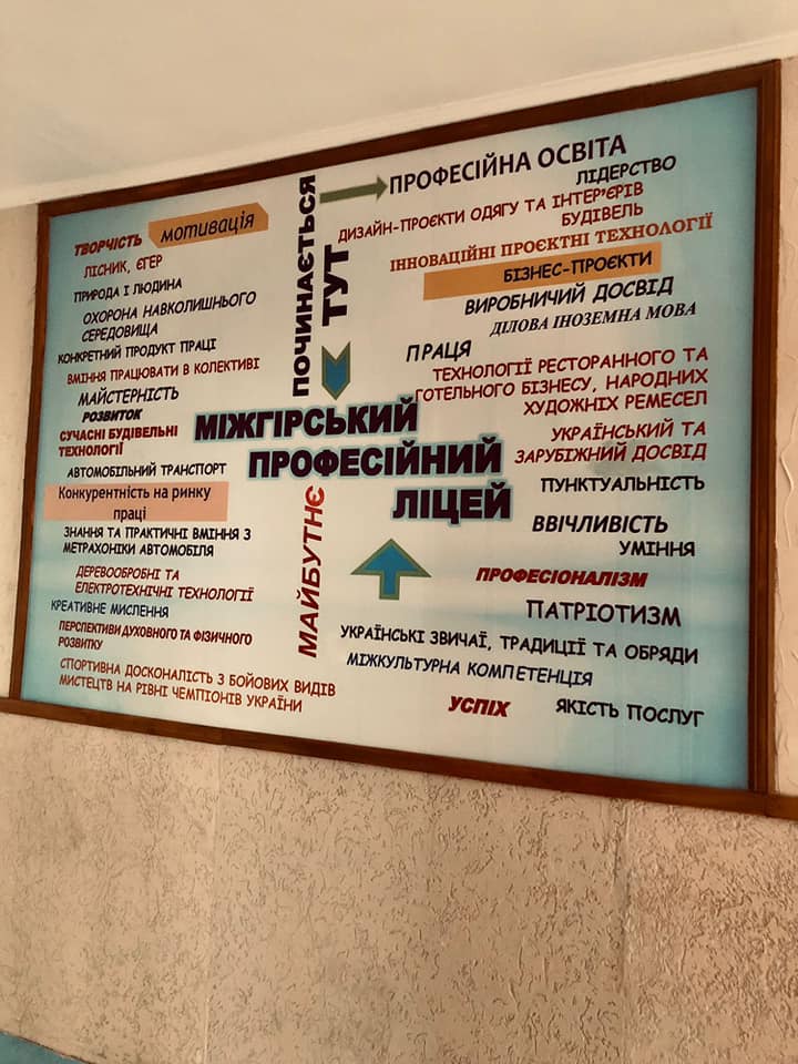 У Міжгірському профліцеї організували гурток з вивчення української мови для переселенців зі сходу України (ФОТО)