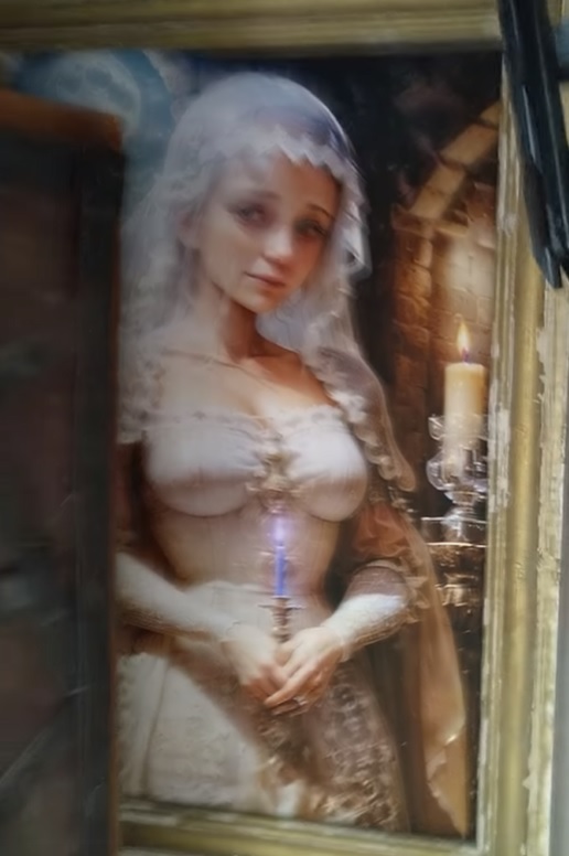 В Ужгородському замку відкрили фотозону із портретом "Білої Діви" (ВІДЕО)