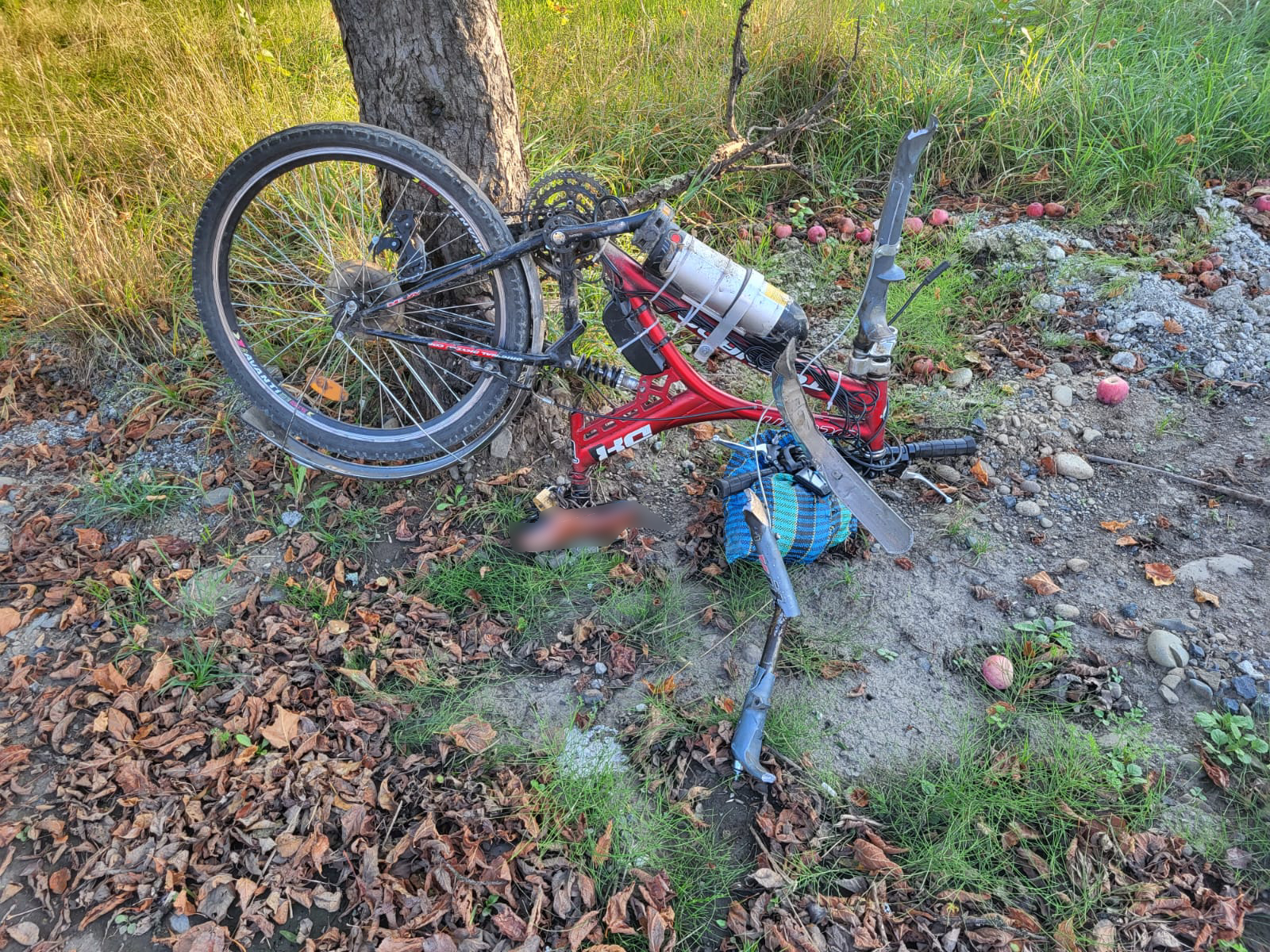 У Сваляві легковик "смертельно" врізався у водія електровелосипеда, що їхав назустріч (ФОТО)