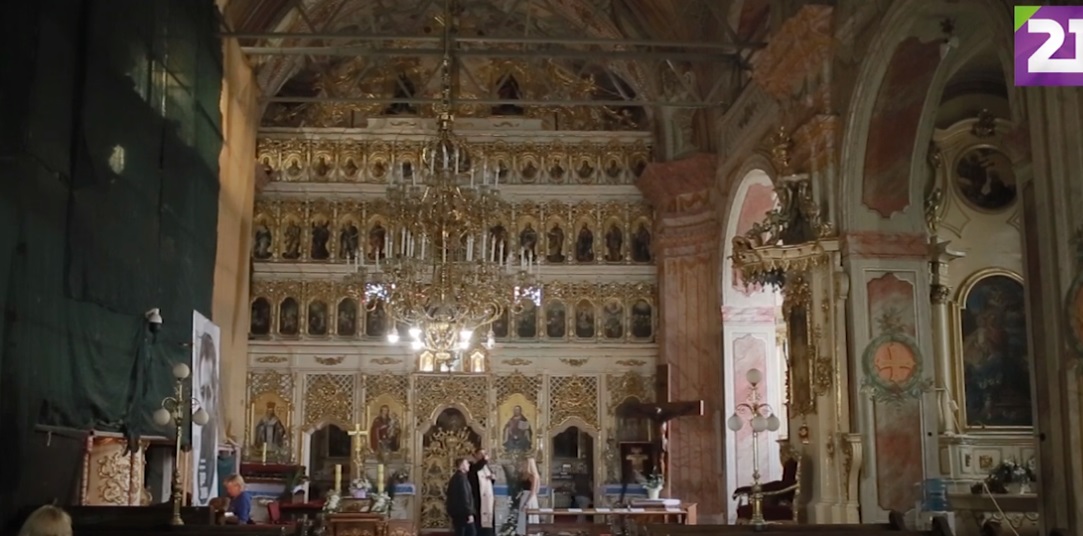 Реставрація греко-католицького кафедрального собору в Ужгороді – на завершальних етапах (ВІДЕО)