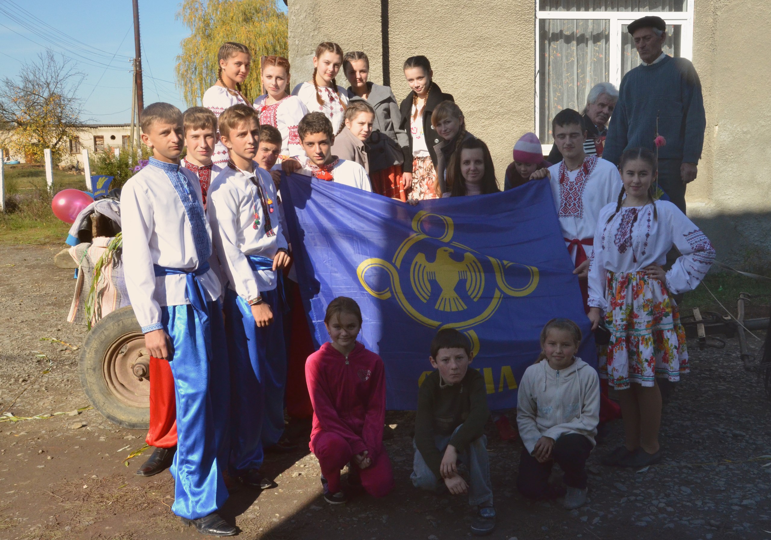 «Свобода» і соколята Закарпаття долучилася до проведення «Виноградного балу» у селі Свобода на Берегівщині