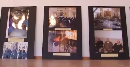 В Ужгороді експонуються фото зруйнованих мусульманами християнських святинь (ВІДЕО)