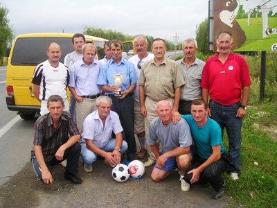 Футбол: Ветеранський «Кубок Коритнян» поїхав до Волівця
